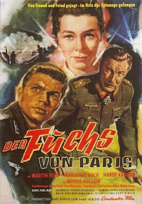 ZORRO DE PARÍS, EL (Der Fuchs von Paris) (Alemania Occidenta, Francia; 1957) Intriga, Espionaje, Bélico