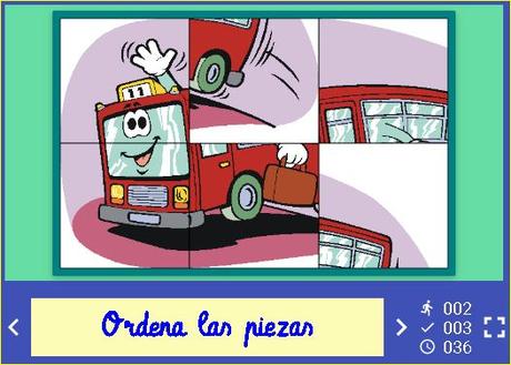 Medios de transporte. Actividad Clic