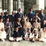 7 de agosto de 1922:Maura, con la Familia Real y la Corte en el Palacio de la Magdalena