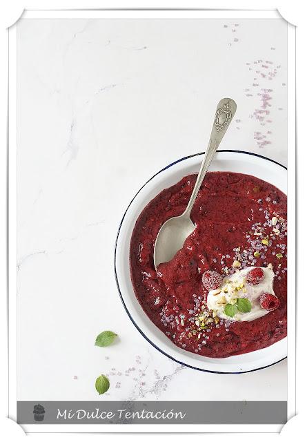 Sorbete de Frutos Rojos Sorbete de Frutos Rojos
