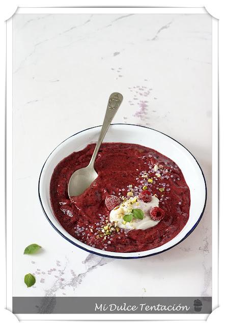 Sorbete de Frutos Rojos