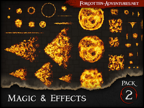 Magic & Effects – Pack 1 & Pack 2, de ForgottenAdventures Magic & Effects – Pack 1 & Pack 2, de ForgottenAdventures