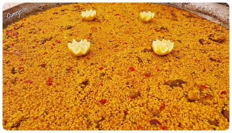 Paella para 50 personas (paso a paso)