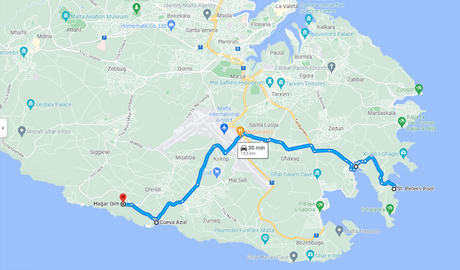 Ruta por el sur de Malta: Marsaxlokk, St Peter’s Pool, Gruta azul y templos de Hagar Qim y Mnajdra Ruta por el sur de Malta: Marsaxlokk, St Peter’s Pool, Gruta azul y templos de Hagar Qim y Mnajdra