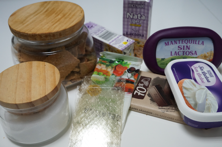 Tarta de chocolate y queso sin horno Tarta de chocolate y queso sin horno