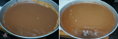 Tarta de chocolate y queso sin horno Tarta de chocolate y queso sin horno