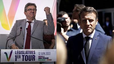 El radical Melenchón dejó mal herido a Macron.
