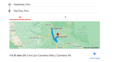 Viaje vía terrestre de Lima a Oxapampa. Perú Viaje vía terrestre de Lima a Oxapampa. Perú