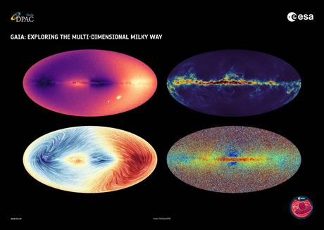 Gaia observa estrellas desconocidas en el estudio más detallado de la Vía Láctea hasta la fecha