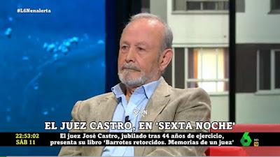 El juez José Castro señala al rey emérito: “Undargarín no pudo defraudar dinero público” sin su colaboración.