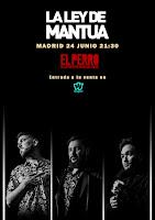 Concierto de La Ley de Mantua en El perro de la parte de atrás del coche