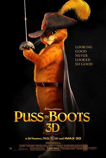 Póster de 'Puss in boots' ('El gato con botas')