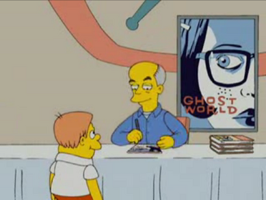 Daniel Clowes y los Simpsons