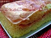 Pastel arroz jamón curry