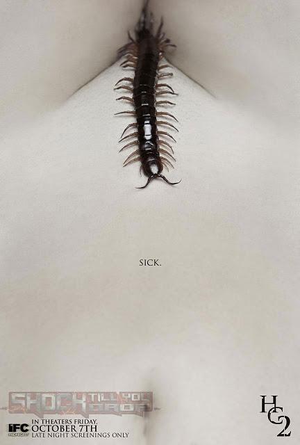 Enfermizo póster oficial de 'The Human Centipede 2: The Full Sequence'