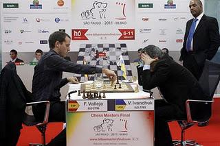 Vallejo vence al lider Ivanchuk R7 Grand Slam Sao Paulo - Bilbao 2011