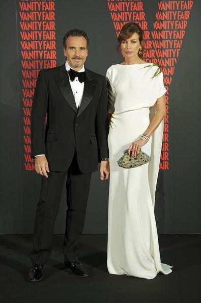 Spanish model Nieves Alvarez and husband Marco Severini attend 