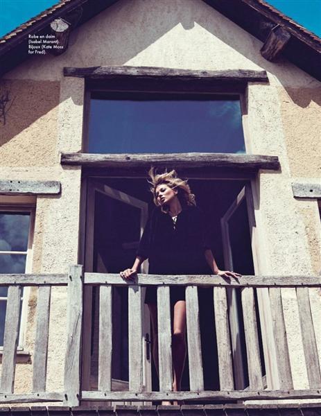 Kate Moss para Elle Francia