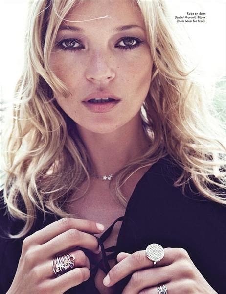 Kate Moss para Elle Francia