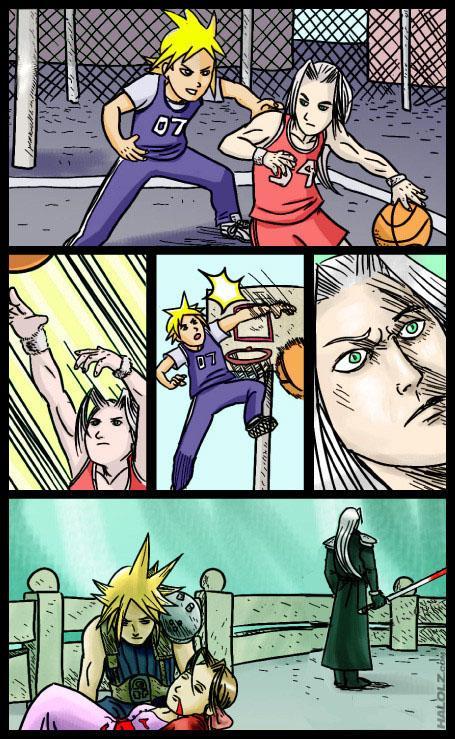 final fantasy vii basketball El Telesketch (55)