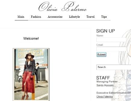 El blog de Olivia Palermo ya está online!!
