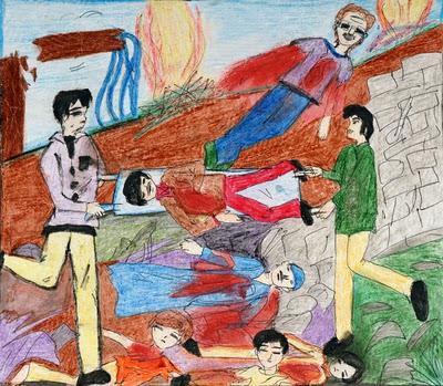 Dibujos de niños palestinos censurados en Estados Unidos [+ dibujos]