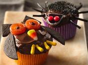 Cupcakes búho araña