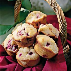 Muffins de limón y frambuesas