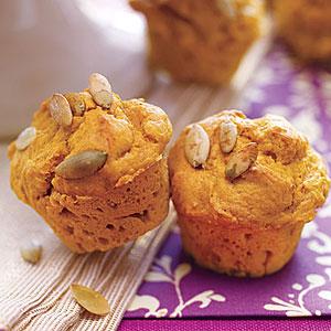 Mini Muffins de calabaza especiados