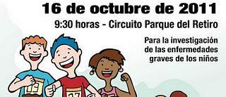 Carrera contra las enfermedades infantiles el 16 octubre en Madrid