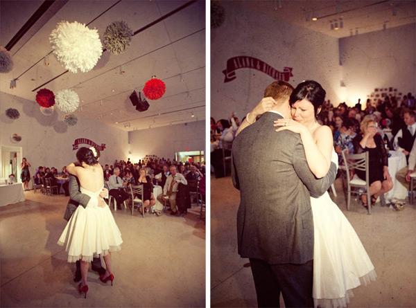 Una Boda vintage con detalles en rojo