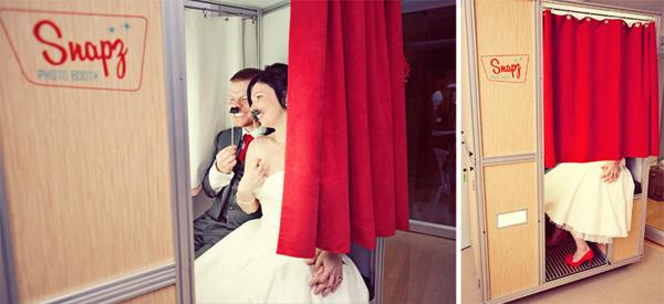 Una Boda vintage con detalles en rojo