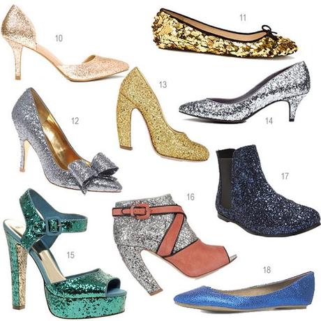 Glitter shoes