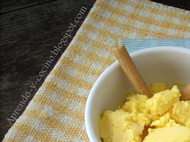 Helado de Mango -casero-