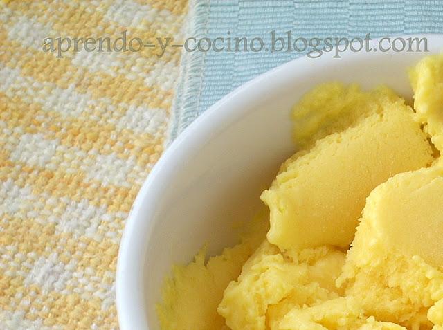 Helado de Mango -casero-
