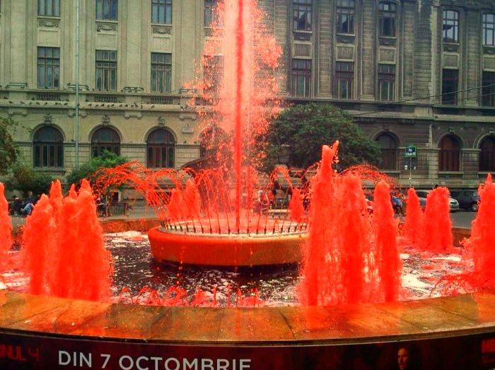 Una fuente sangrante para promocionar la nueva temporada de True Blood