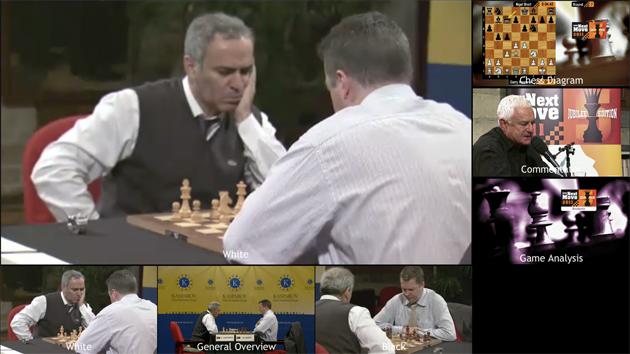 Kasparov gana a Short - Your Next Move Blitz 2011