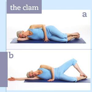 Ejercicio Pilates para caderas y muslos: The Clam ( la Almeja)