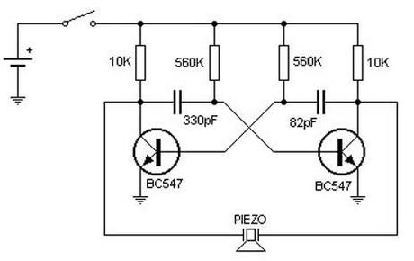 Circuito del repelente electrónico de mosquitos