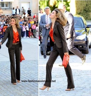 Dña. Letizia en La Granja, Segovia. Analizamos su look