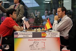 Calrsen derrota a Ivanchuk R9 Grand Slam Sao Paulo - Bilbao 2011