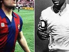Maradona Pele podrían jugar juntos