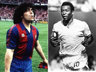 Maradona y Pele podrian jugar juntos