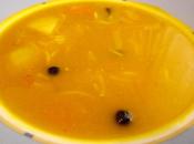 Sopa pollo. Estilo tradicional