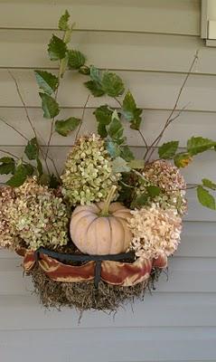 Decorar la entrada de casa para el otoño