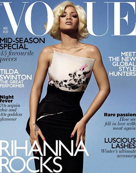 Magazine Cover: RIHANNA ROCKS en Vogue UK!