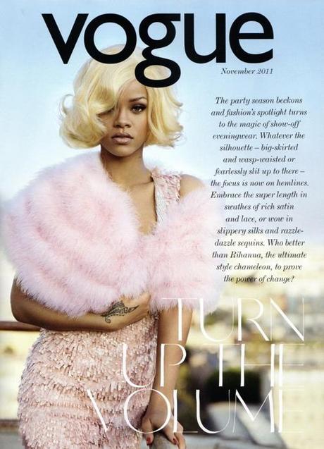 Magazine Cover: RIHANNA ROCKS en Vogue UK!