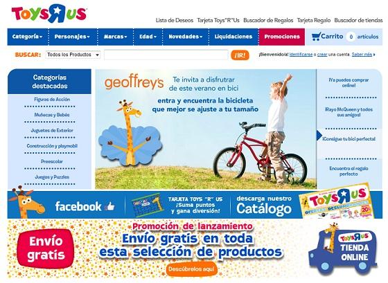 Toys `R´Us envía gratis los juguetes a casa