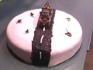 tarta con fondant