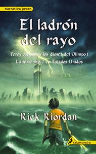 Percy Jackson y El ladrón del rayo de Rick Riordan